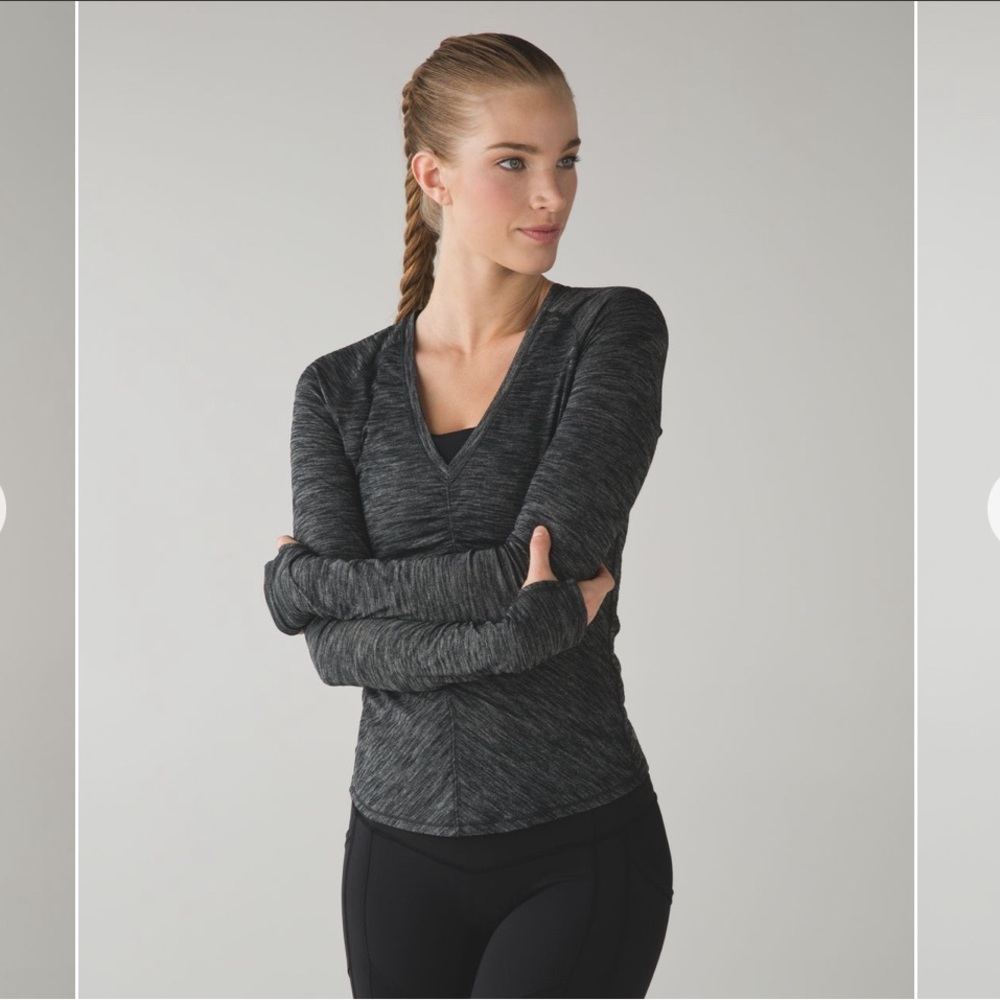 lululemon athletica Black Long Sleeve Tee